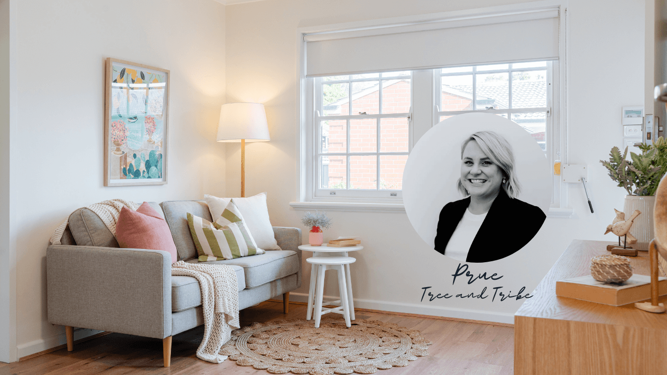 Tips for downsizing with Prue from Tree and Tribe